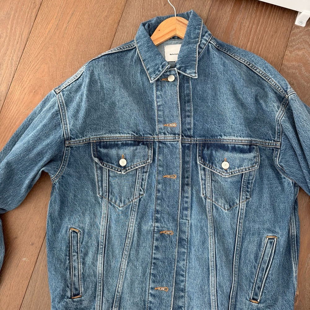 Reformation Classic Blue Denim Jacket